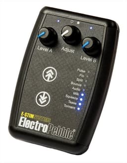 E-Stim ElectroPebble – Dual Channel Electrosex Powerbox – Zwart — thumbnail 5