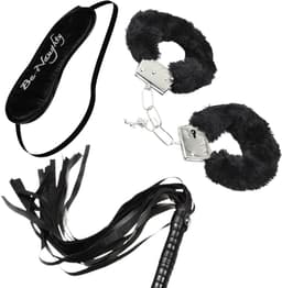 BDSM bondage Set - SM Handboeien - Doe Dobbelsteen - Zweep / Veer / Zweepje - Bondageset - Erotische Blinddoek - Oogmasker - Zweep - Sex Toys - Seksspeeltjes Voor Koppels - Handcuffs - Bondage Sex Seks - 3-delig — thumbnail 5