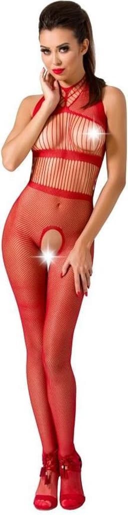 PASSION WOMAN BODYSTOCKINGS | Passion Woman Bs048 Bodystocking - Red One Size — thumbnail 1