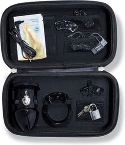 Mystim - Pubic Enemy No 1 Cock Cage Black Edition — thumbnail 3