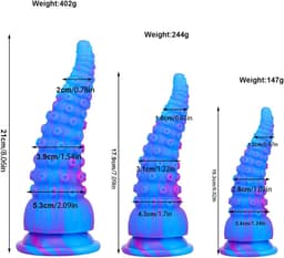 Oneay Fantasy Tentakel Dildo 18 cm – Octopus Monster Seksspeeltje met Zuignap – Realistische LSR Siliconen Anale & Prostaat Stimulator — thumbnail 4