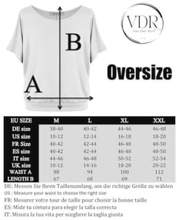 Oversized T-shirt met Vleermuismouwen voor Dames - Comfortabel en Stylish — thumbnail 4