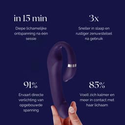 NUMY Bold - 2-in- 1 Vibrator - Sex Toys voor Koppels & Vrouwen - Ontspanningsvibrator - Vibrators voor Vrouwen - Clitoris Stimulator - Dildo Vibrators — thumbnail 4