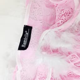 BamBella ® Sexy Cosplay Rollenspel kleding - Onesize - outfit dames bunny pak wit roze jumpsuit set — thumbnail 3