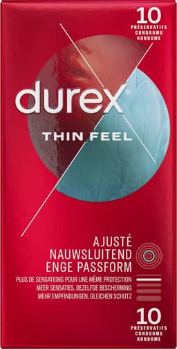 Durex - Condooms Feeling Thin Feel - Nauwsluitend & Extra dun - 10 stuks — thumbnail 2