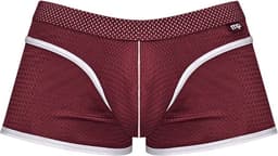Male Power Mini Short - L burgundy Small — thumbnail 5