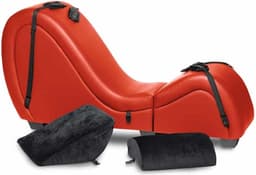 Kinky Sex Chaise met Love Pillows - Rood — thumbnail 1