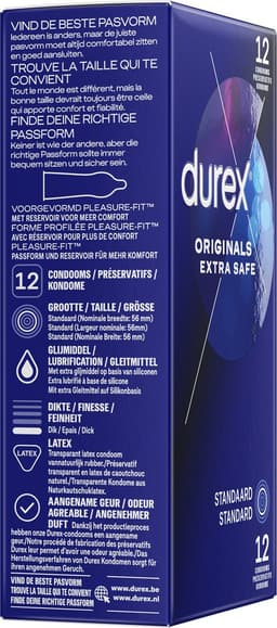 Durex - Originals Extra Safe Condooms 12 st. — thumbnail 2