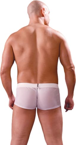 Nooitmeersaai - Witte heren slip met rits - L/XL — thumbnail 2
