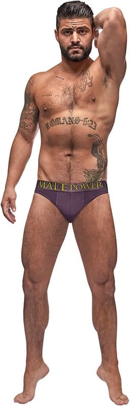 Male Power Avant-Garde - Verstrakkende Moonshine eggplant L/X — thumbnail 1