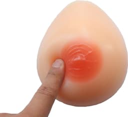 Borstprothese - 2-delige set - Cup D - 1000 gram - ZELFKLEVEND - 100% hypoallergene medische siliconen - kunstborst - Protheses - Nep Borst - Valse Borsten - Kunst Borst - Siliconen Huid - Crossdresser - Transgender - Travestiet - Body4Everybody — thumbnail 4