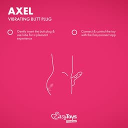 EasyConnect - EasyToys - Vibrerende Buttplug Axel via App - Koppel Vibrator - Buttplugs - Sex Toys voor Vrouwen - Vibrators voor Vrouwen - Sex Toys voor Mannen - Sex Toys - Vibrator - Vibrator voor Koppels - Roze — thumbnail 5