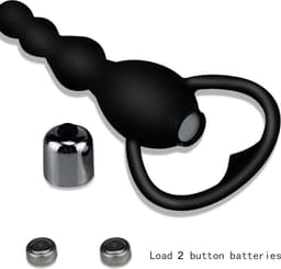 Trillende Prostaat Vibrator I Prostaat Stimulator I Anaal Vibrator I Clitoris en G Spot Stimulatie I Op Batterijen I 2 Standen I Zwart — thumbnail 3