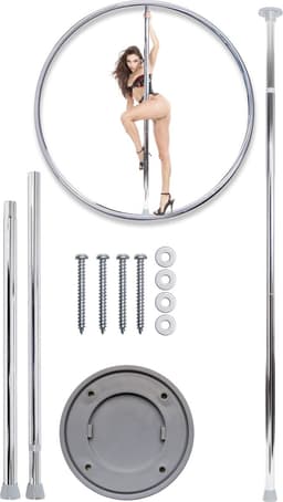 Fetish Fantasy Series Danspaal Fantasy Dance Pole (zilverkleurig) — thumbnail 5
