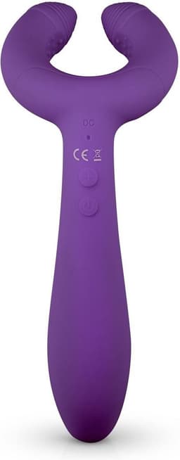 EasyToys - Scream Your Own Name - Koppel Vibrator - U Type Vibrator voor Koppels - Oplaadbare en Multifunctionele Vibrator - Vibrator - Vibrators voor Vrouwen en Mannen - Sex Toys voor Vrouwen - G-Spot Vibrator - Paars — thumbnail 3