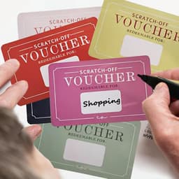 Krasloten Vouchers - Romantische Tokens - Partner Interactie - Verborgen Berichten - 24 stuks - Enkele Attribuut — thumbnail 2