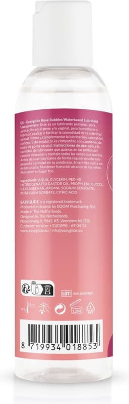 EasyGlide - Rosé Bubbels Glijmiddel op Waterbasis - 150 ml — thumbnail 5