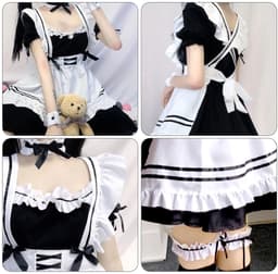 Dailygoods- Dienstmeisjeskostuum Klassiek Design - Anime Kostuum — thumbnail 4