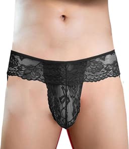 Seksuele Jockstrap Tanga voor Heren - Ademend Kant Ondergoed — thumbnail 4