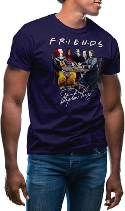 Horror Film Fans T-Shirt Geïnspireerd door Stephen King Anime Stijl — thumbnail 1