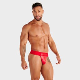 WOH heren microfiber G-string night universe rood — thumbnail 2