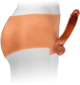 vscnovelty® Bodysuit met holle realistische dildo - penisbroekje met sleeve — thumbnail 2