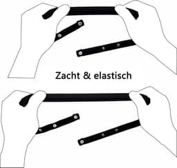 DOWO® - Chastity Cage Waist Strap - Kuisheids Riem - Belt voor Peniskooi - Zwart — thumbnail 4