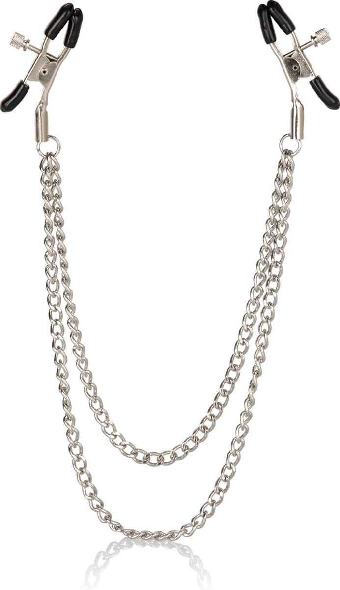 CalExotics - Tiered Nipple Clamps - Bondage / SM Nipple clamps Metaal — afbeelding 1