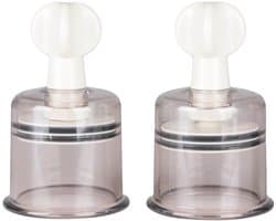 EasyToys - Tepelzuigers Groot - Tepelzuigers Set voor Mannen en Vrouwen - BDSM - Sex Toys voor Vrouwen - Seksspeeltjes - Clitoris Stimulator - 2 stuks - Transparant