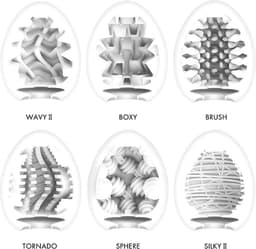 Tenga - EGG Variety Pack Easy Beat - Mini Masturbator - 6 stuks — thumbnail 5
