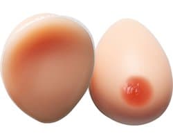 Borstprothese - 2-delige set - Cup D - 1000 gram - ZELFKLEVEND - 100% hypoallergene medische siliconen - kunstborst - Protheses - Nep Borst - Valse Borsten - Kunst Borst - Siliconen Huid - Crossdresser - Transgender - Travestiet - Body4Everybody