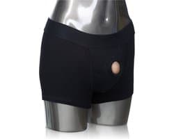 CalExotics - Boxer Brief Harness - Strap On Harness Zwart L/XL