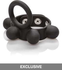 CalExotics - C-Ring Ball Stretcher Medium - Rings Zwart — thumbnail 4