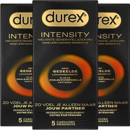 Durex Condooms Intensity 5st - 3 Stuks - Voordeelverpakking — thumbnail 1