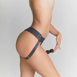 Strap-On-Me - Harness Unique - Strap-On Harnas - Voor dubbele penetratie - Grijs — thumbnail 5
