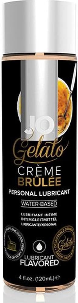 System JO - Gelato Glijmiddel Waterbasis Crème Brulee - 120 ml — thumbnail 4