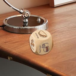 Houten Dobbelstenen - Beslisserspel - Romantische Avonden - Stimuleert Interactie - 3x3cm - Uniek — thumbnail 5