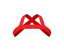 Barcode Berlin Harness Matt Pop Redtomato - MAAT XL