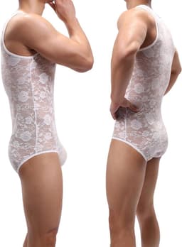 Heren Bodysuit - Onderhemd - Dagelijks - Ademend Materiaal - Zwart — thumbnail 4