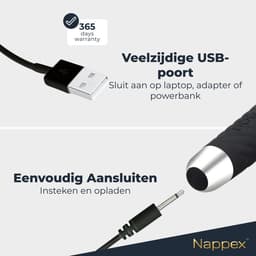 DC Kabel - USB naar DC Oplader - USB DC Oplaadkabel 2.5mm - 80cm - Zwart - Vibrator Oplader - Sex Toys - Vibrators voor Vrouwen & Mannen Kabel - Erotiek - Wand Seksspeeltjes - Dildo - Masturbator - Buttplug - Cockring - USB DC 5v - 80cm - Zwart — thumbnail 5