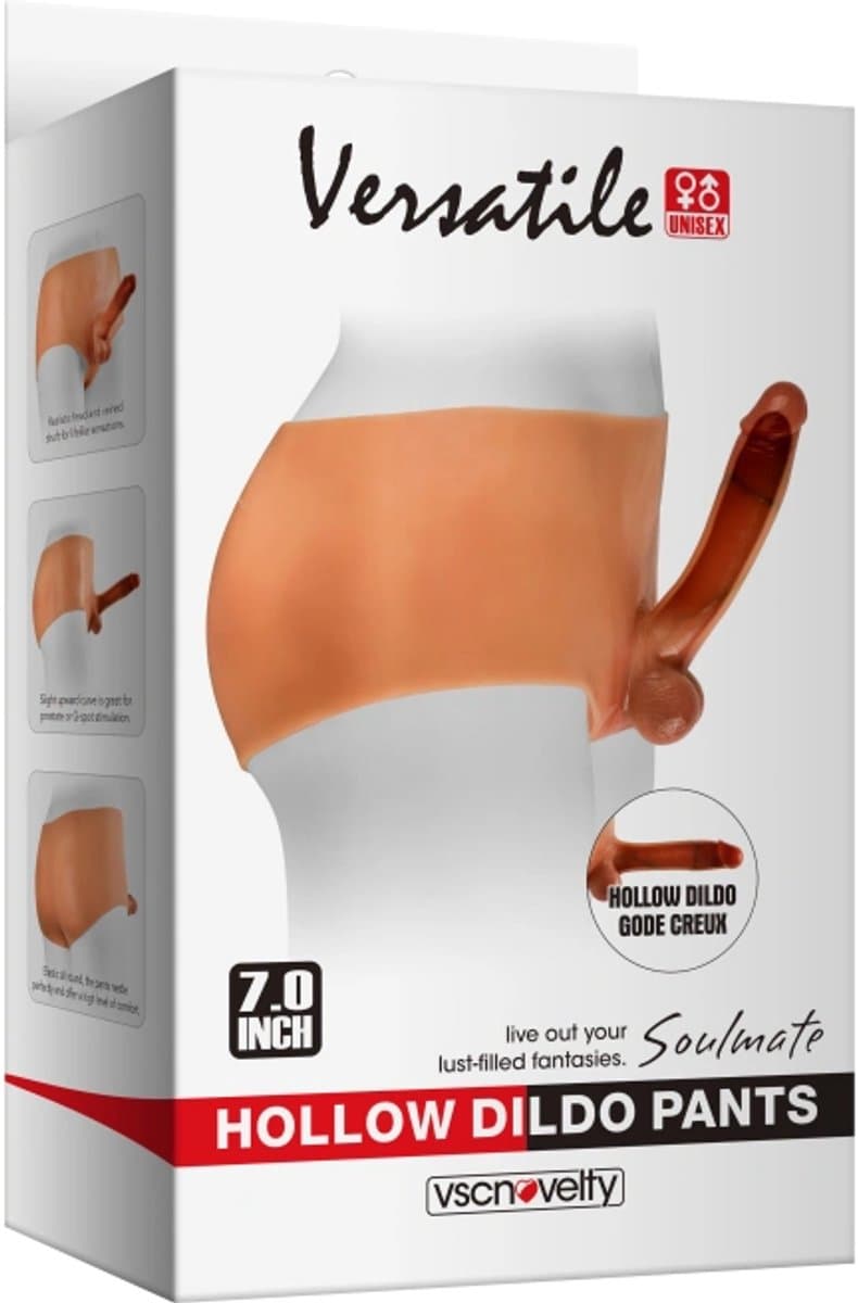 vscnovelty® Bodysuit met holle realistische dildo - penisbroekje met sleeve — afbeelding 1