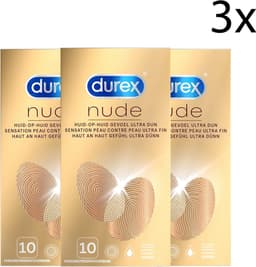Durex Condooms Nude 10st - 3 Stuks - Voordeelverpakking — thumbnail 1
