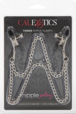 CalExotics - Tiered Nipple Clamps - Bondage / SM Nipple clamps Metaal — thumbnail 2