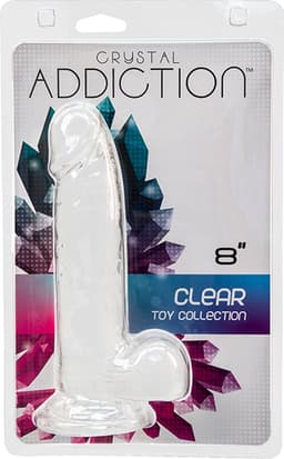 Crystal Addiction - Transparante Dildo - 19 cm — thumbnail 5