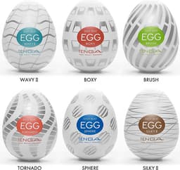 Tenga - EGG Variety Pack Easy Beat - Mini Masturbator - 6 stuks — thumbnail 4