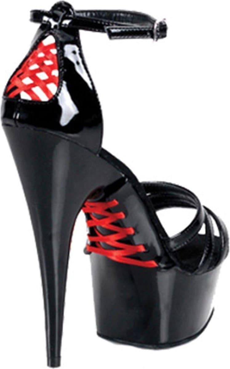 Pleaser - DELIGHT-662 Sandaal met enkelband - US 9 - 39 Shoes - Zwart — afbeelding 1
