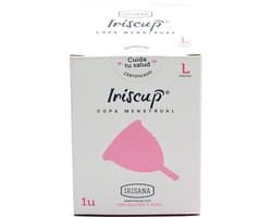 IRISCUP - LARGE PINK MONTH CUP + FREE STERILIZER BAG