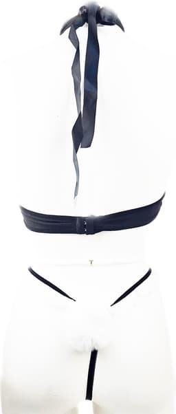 BamBella ® Sexy Cosplay Rollenspel kleding - Onesize - outfit dames Sex bunny dieren pak Zwart Wit set — thumbnail 2