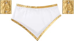 Erotische rollenspel ondergoed heren - Open kruis - Lingerie set met armbandjes - Sexy onderbroek - Stretch - Penis hangt vrij — thumbnail 4