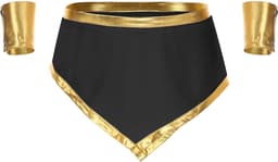 Erotische rollenspel ondergoed heren - Open kruis - Lingerie set met armbandjes - Sexy onderbroek - Stretch - Penis hangt vrij — thumbnail 3
